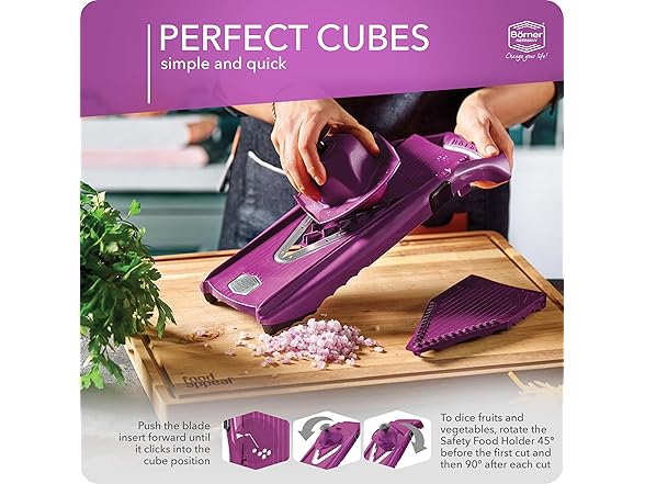 Mandoline Food Slicer Börner V5 Purple