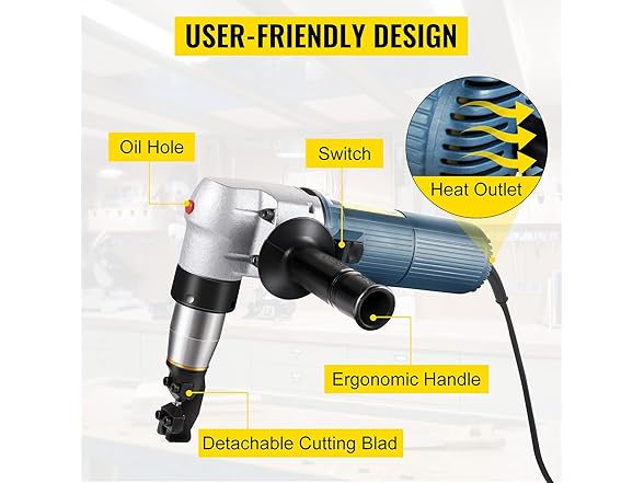 VEVOR Electric Metal Nibbler 625W