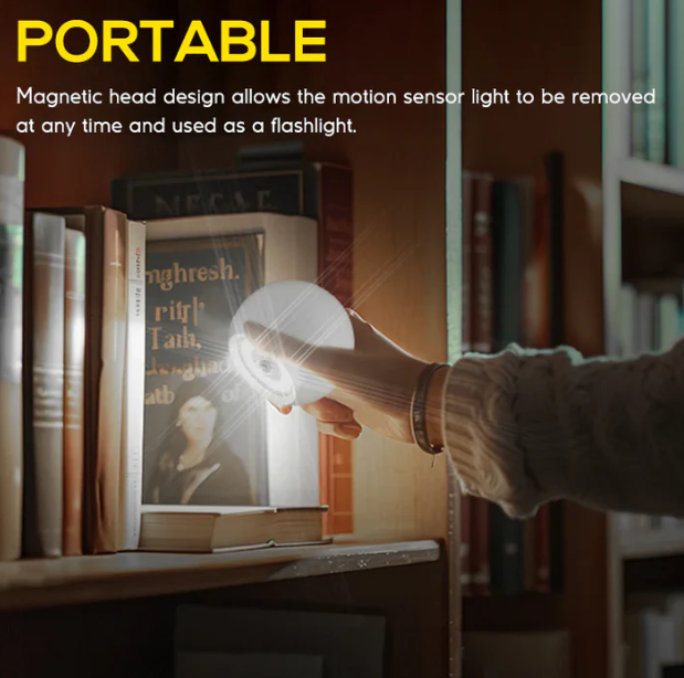 2 Pack 500 Lumens Motion Sensor Night Light, White - Gallery 20
