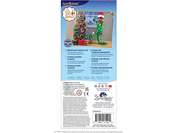 The Elf on the Shelf Snowflake Snuggle Onesie PJs