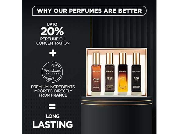 Men's 4 PC Long Lasting Perfume Gift Set