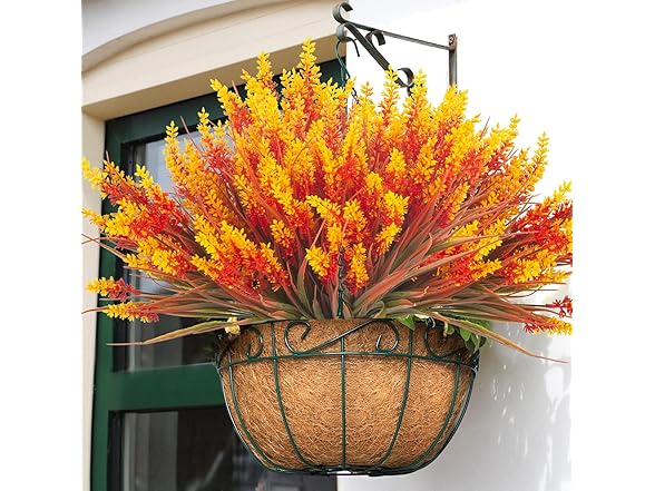 20 Bundles Artificial Plants (Fall Red)