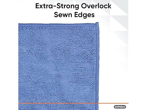 Superio Microfiber Squeegee Mopping Towel 10 PK