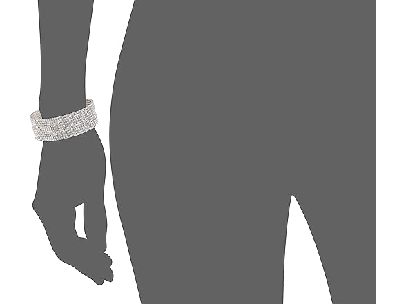 Anne Klein Classics Silvertone Crystal