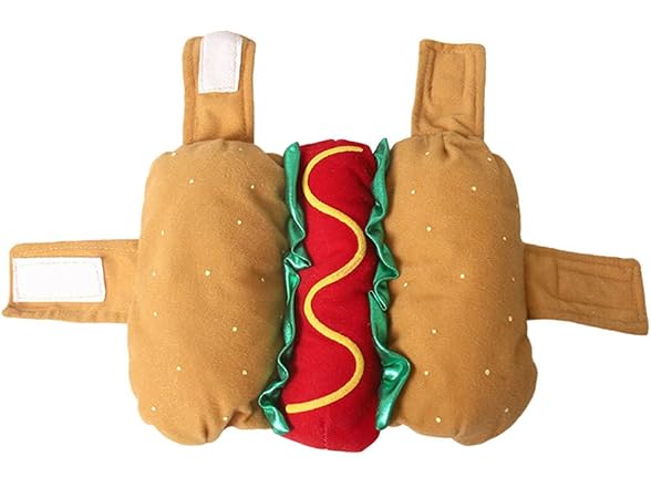 ULTECHNOVO Hot Dog Doggie Pet Costume, Funny