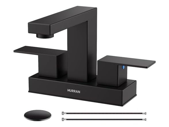 4 Inch 2 Handle Faucet With Pop Up Drain