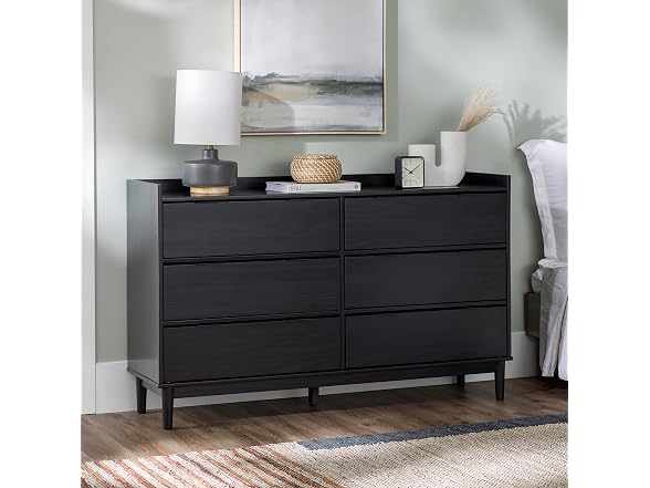 Walker Edison Solid Wood 6-Drawer Dresser