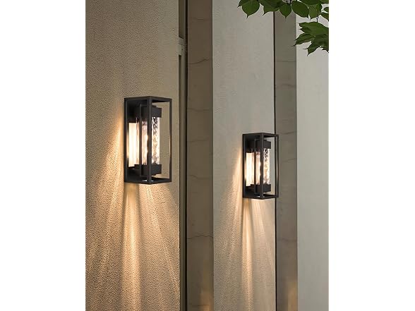 PARTPHONER Outdoor Wall Lights 2 Pack