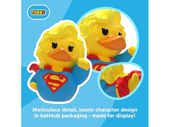 TUBBZ: DC Comics Superhero - Supergirl Rubber Duck