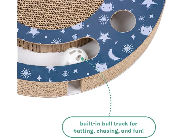 Kitty City Starry Night Corrugate Cat Scratcher