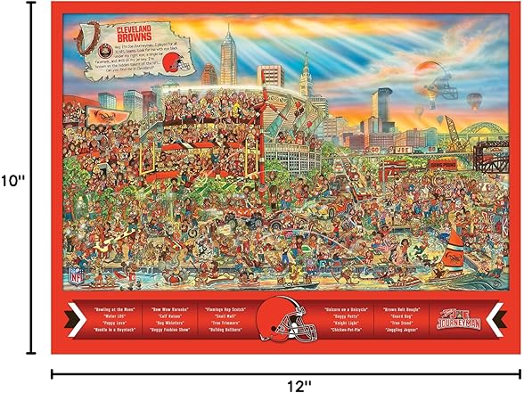 NFL Joe Cleveland Browns Puzzle