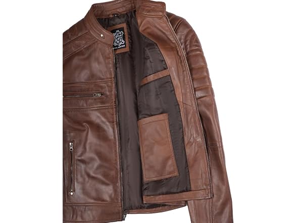 Blingsoul Stylish Biker Leather Jacket M