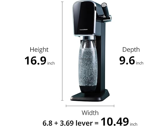 SodaStream 1013511011 ART Sparkling Water Maker Blac