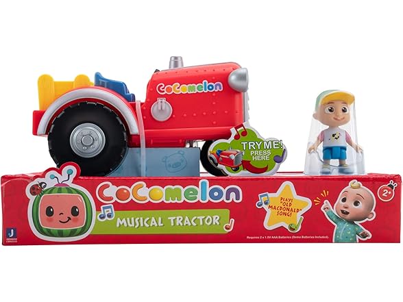CoComelon Official Musical Tractor w/Sounds