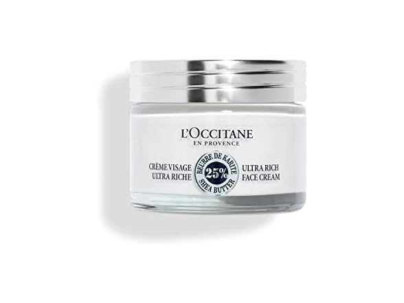 (2 Pack) L'Occitane Shea Butter Ultra Rich Face Cream, 1.7 oz