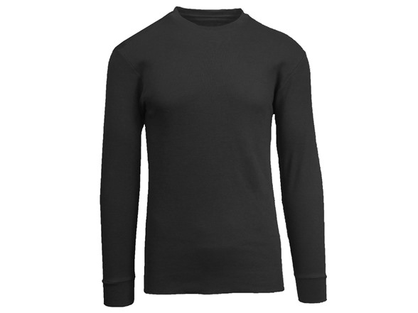 3Pk Asst Mens Waffle-Knit Thermal Shirts