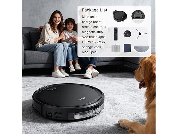 PGID Robot Vacuum and Mop Combo