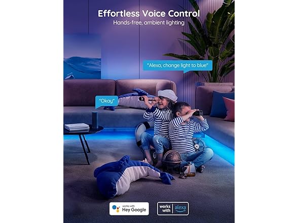 Govee Smart RGB LED Strip Lights 2 Rolls of 16.4ft