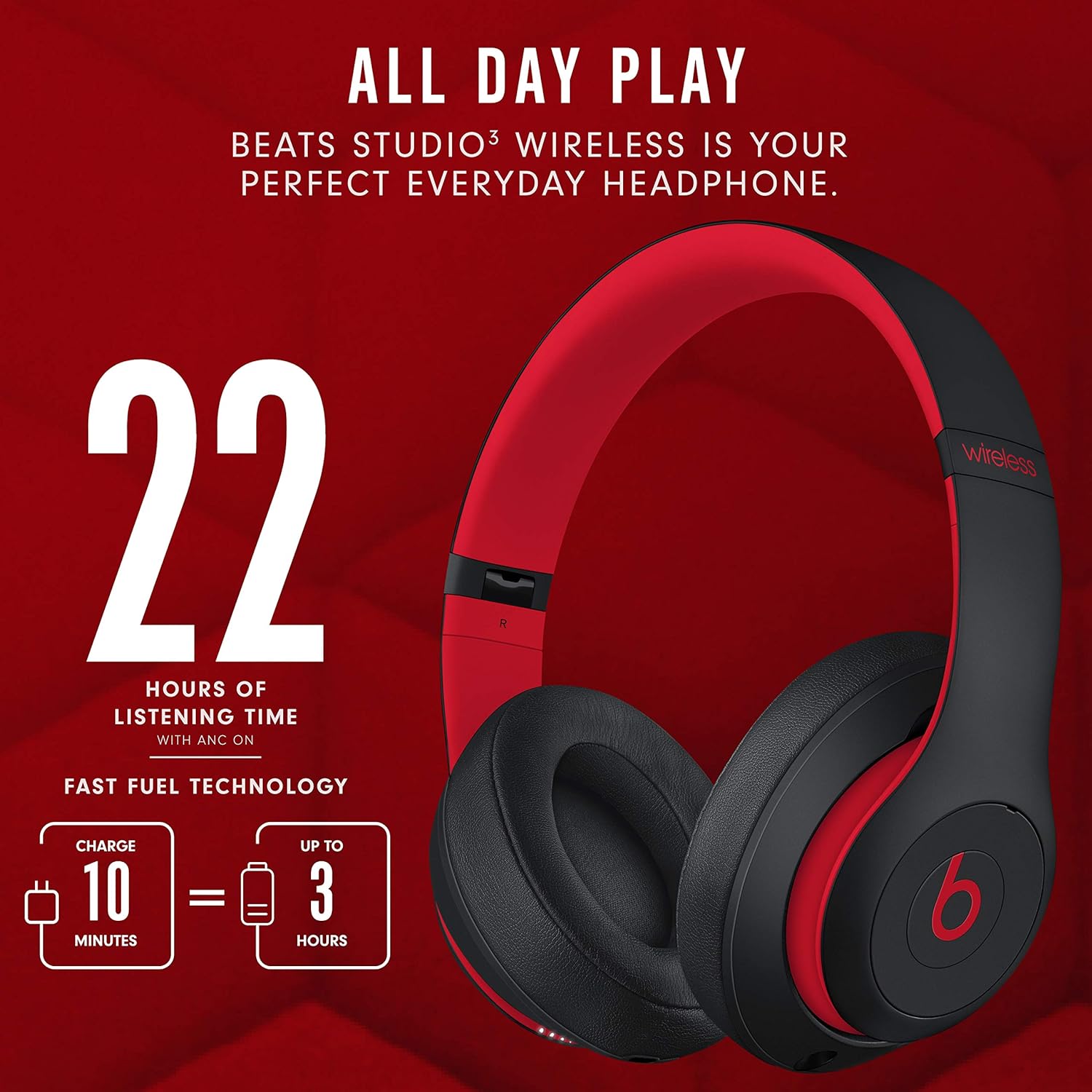(NEW) Beats Studio3 ANC Over-Ear Headphones (Open Box) - Gallery 21