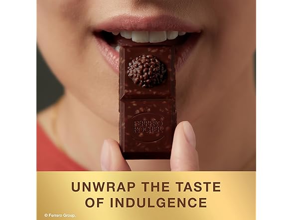 Ferrero Rocher Dark Choc Hazelnut Bars 8