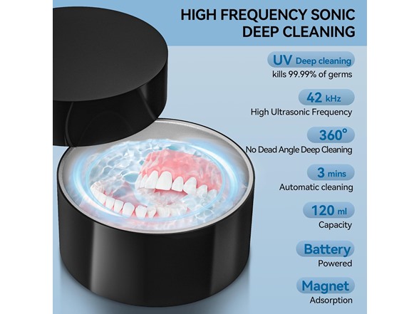 Ultrasonic UV Retainer Cleaner Machine