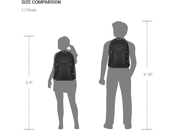 SwissGear Civic Pro Laptop Backpack, Black, 18"x13.25"x7"