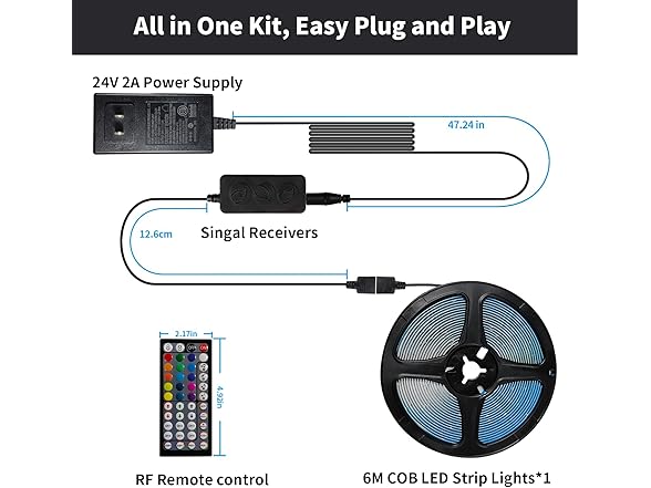 COB RGB LED Strip Lights