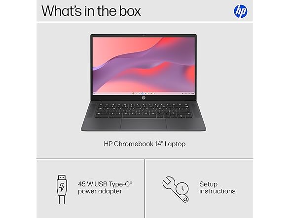 HP Chromebook 14" HD N100 Laptop