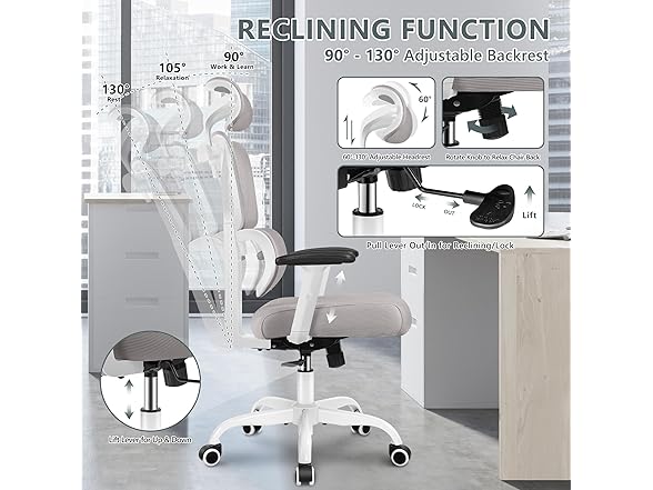 Winrise W0893 999 Office Chair Gray
