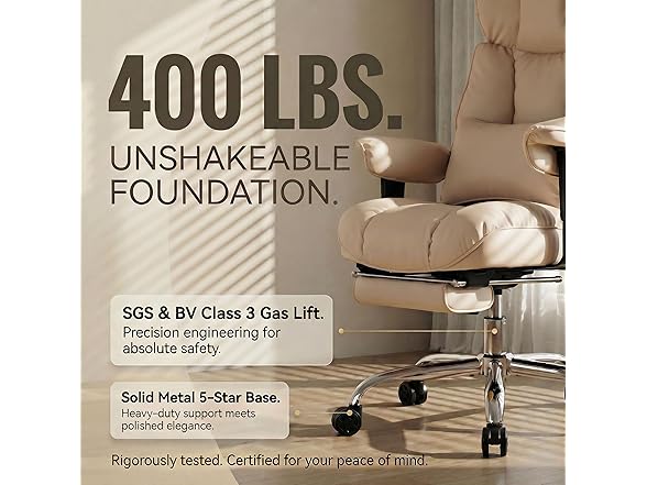 Efomao Heavy Duty Office Chair