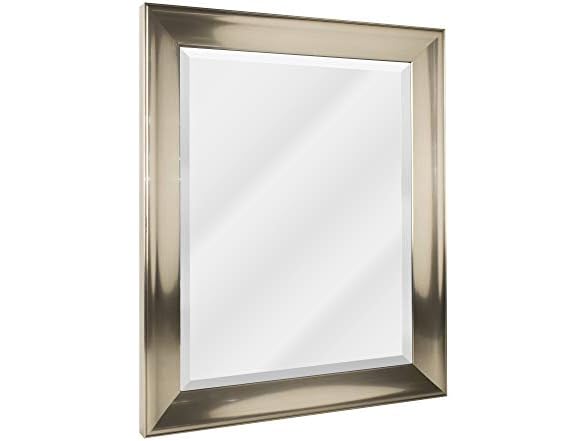 Head West Brushed Nickel Bathroom Mirror
