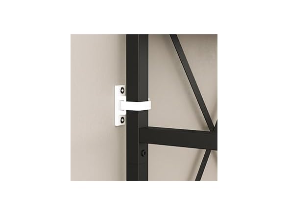 IDEALHOUSE Triple Wide Bookshelf, Black