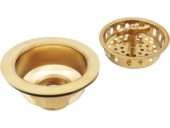 Westbrass Wing Nut Sink Strainer 2-Pack