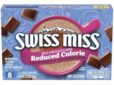 $2.99, Was $4.19, 28% Off! 8CT Swiss Miss Reduced Calorie Hot Cocoa Mix dealfomo