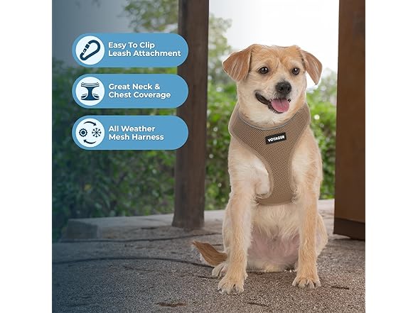 Voyager Mesh Dog Breathable Harness, XL