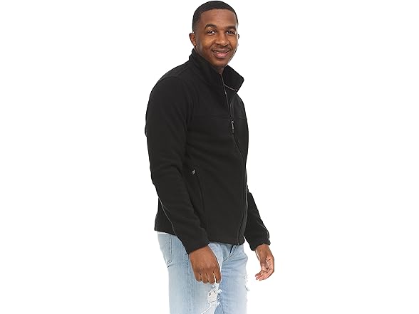 Swiss Alps Fleece Jacket (XL) Black