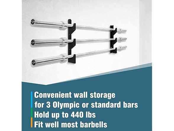 Yes4All Barbell Holder Rack 1 Pair