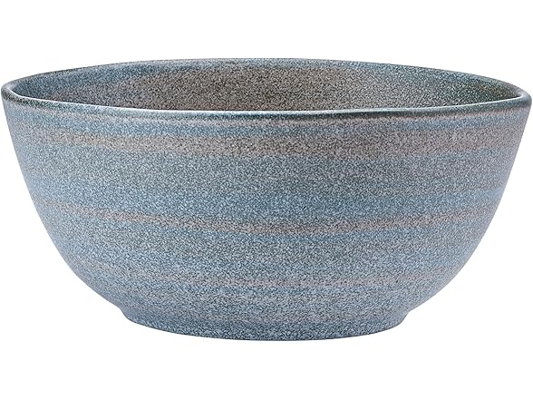 Mikasa Benson 12 Piece Stoneware Dinnerware Set Blue