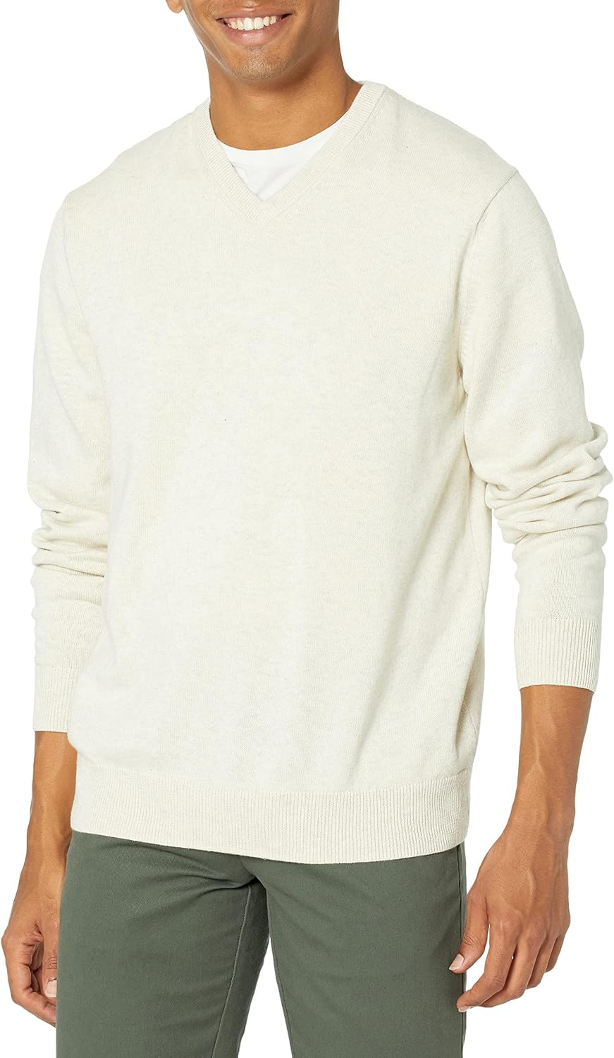 Amazon Essentials Men Cotton V-neck Pullover - Gallery 12