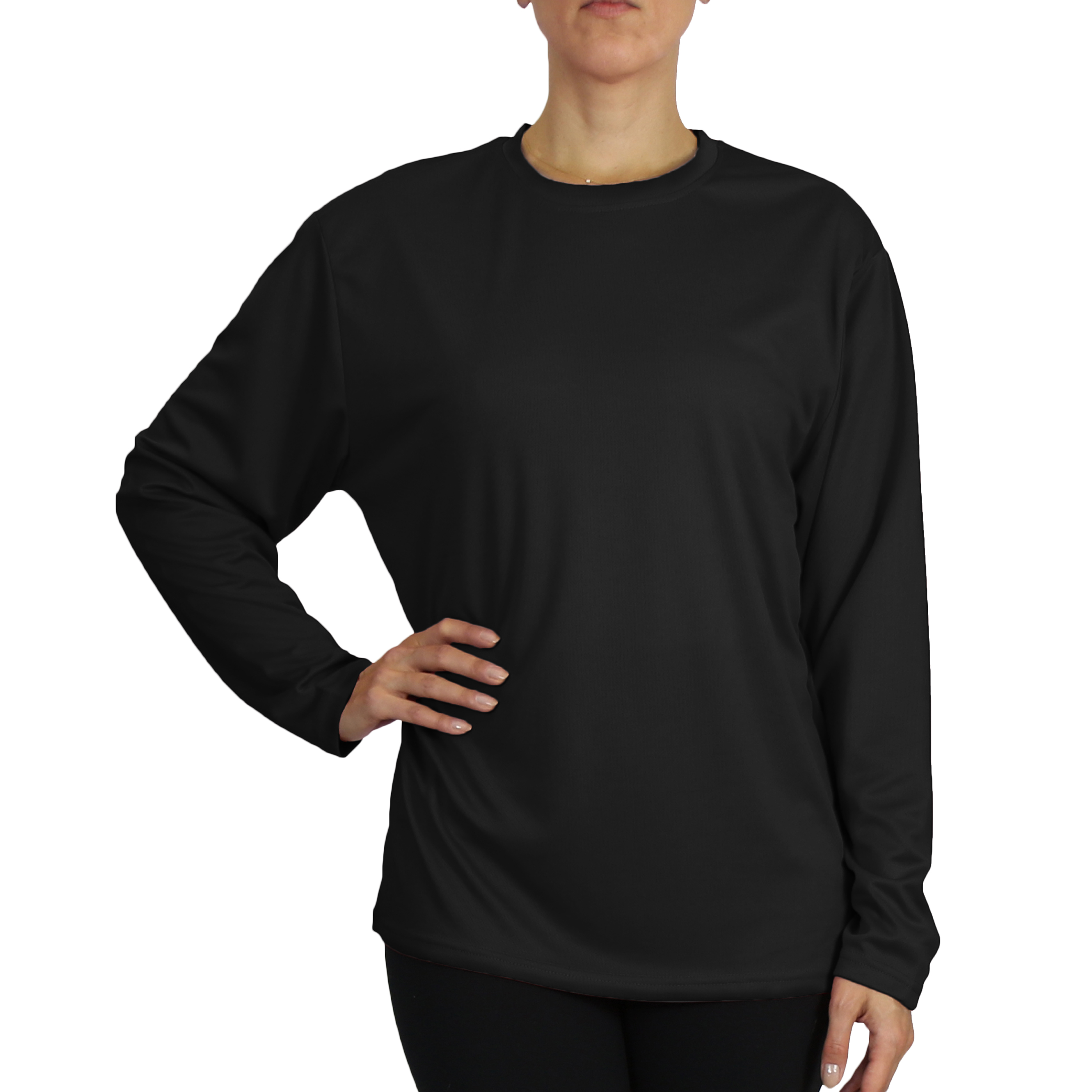 4Pk Womens L/S Performance T-Shirt - Gallery 26