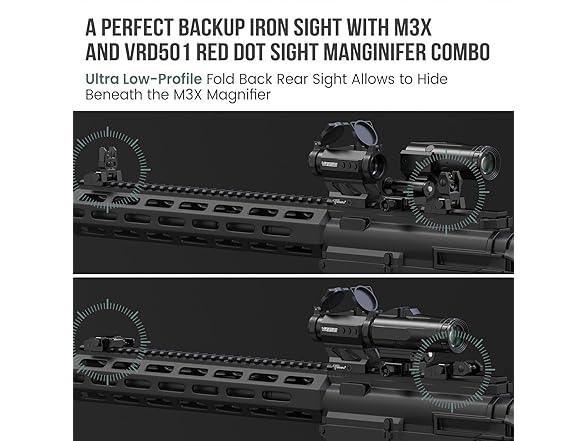 VOTATU V2 Fiber Optic Iron Sights