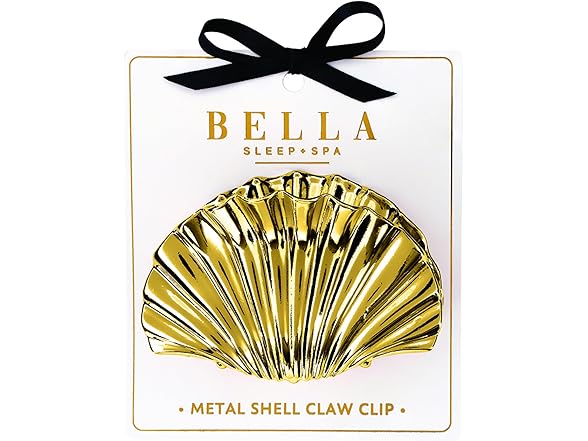 Bella Sleep + Spa Gold Claw Clips for Women 