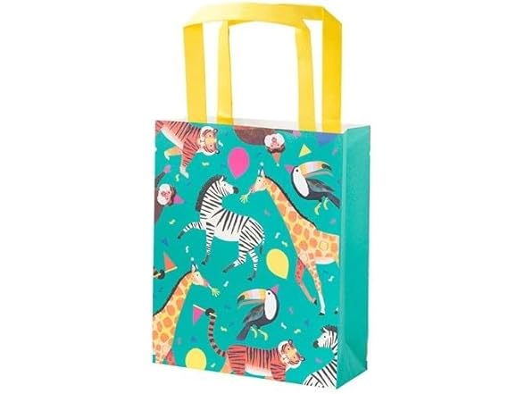 Jungle Theme Safari Zoo Party Bags 8-Pk