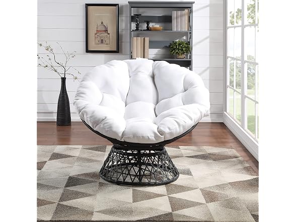 OSP Home Furnishings Wicker Papasan Chair