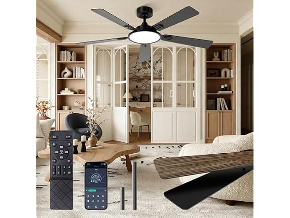 Kainozoic 52in Ceiling Fan Dual Finish