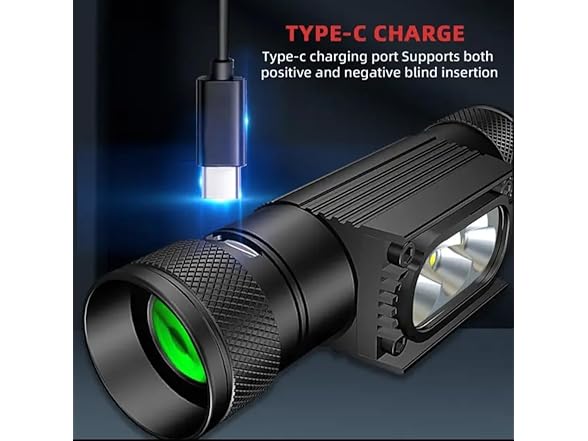 NOOR Rechargeable Headlamp Flashlight