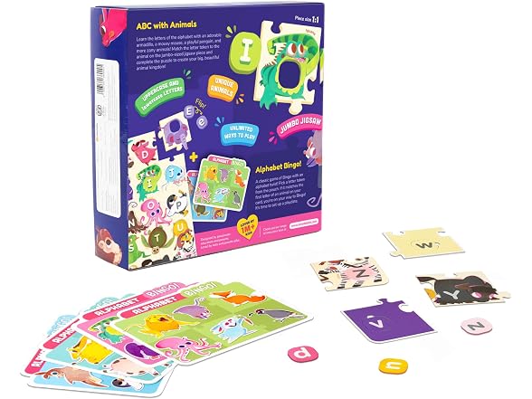 LoveDabble Learn ABC with Animals: Match & Bingo Delight!
