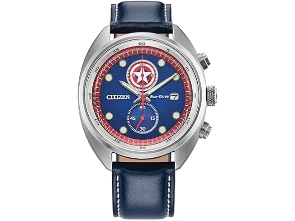 Citizen Men Eco-Drive Captain America 85th & Coin