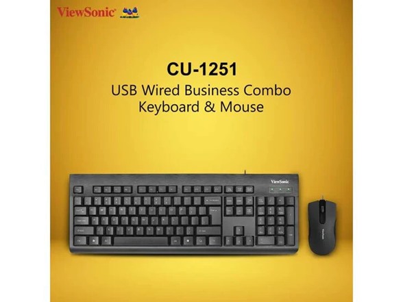 ViewSonic CU1251 Wired Keyboard and Mouse