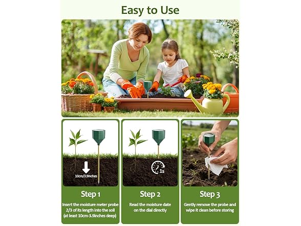Jxikatx GAR-78 (2 Pack) Soil Moisture Meter